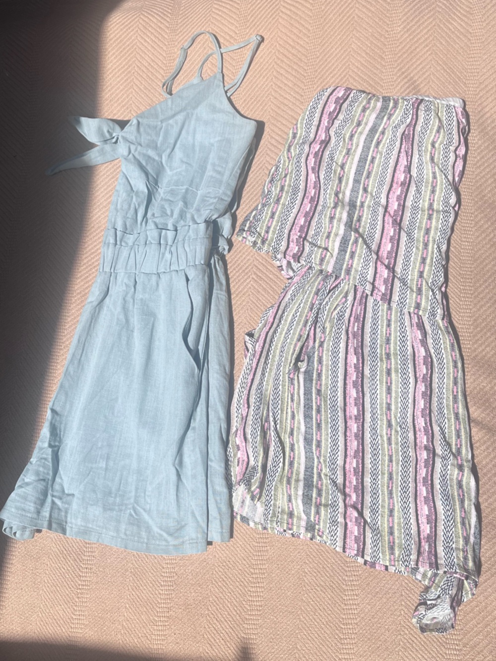 Bundle of 2 green rompers